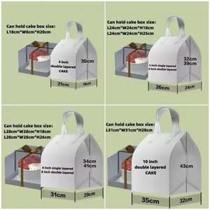 Sac isotherme personnalisé blanc vierge en aluminium non tissé, portable, pour livraison de café, gâteaux et plats à emporter - Product Image 6