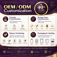Suplemen Urolithin a OEM Grosir dengan NAD+ Resveratrol CoQ10 PQQ 5-in-1 Softgels Kapsul Softgels Urolithin a untuk Kesehatan