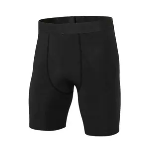 Men Compression Shorts Base Layer Skins Gym Running Shorts Active wear Bottom Men Fitness Shorts Grey