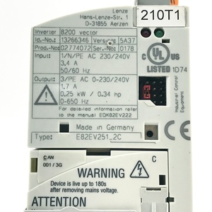 Inversor Lenze E82EV251-2C Serie E82EV 100% probado, convertidor de frecuencia de 22kW 400V CA para automatización industrial - Product Image 3