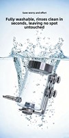 Distributeur d'eau automatique pour oiseaux, type piston, à fixation magnétique sur verre, transparent, pour perruches, ménagères et chinchillas