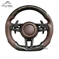 Le volant en fibre de carbone personnalisé à vente chaude convient à une utilisation directe sur Porsche Cayenne Macan Panamera 718 911 991.2 992.1