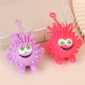Mini TPR Bulging-Eyed Stress <b>Ball</b> <b>Squeeze</b> Toy Super Soft Portable Creative Gift for All Ages - Product Image 2