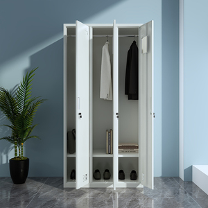 Armoire de classement métallique, casier de rangement en acier, armoire modulaire verrouillable avec serrure à clé pour la maison, le bureau, la chambre et la cuisine - Product Image 3