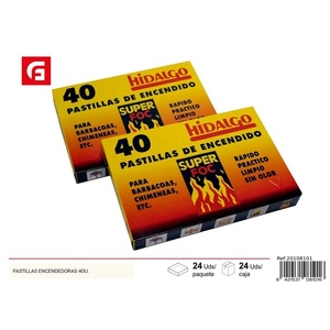 Compresse più leggere 40 unità-Barbecue e carbone