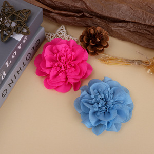 Flores Decorativas de Camelia de Tela Simulada Hechas a Mano para Manualidades, Tocados, Collares, Ropa, Zapatos, Bolsos, Tela Redonda - Product Image 3