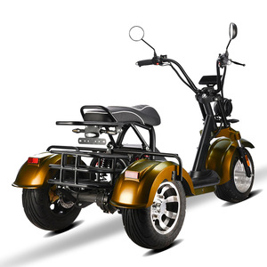 Vente Flash : Scooter Électrique Citycoco à 3 Roues, Tricycle Routier Longue Porté<span class=keywords><strong>e</strong></span> avec Moteur 3000W, Livraison Rapide depuis l'Entrepôt Américain - Product Image 1