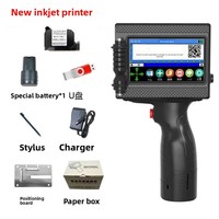 Haute qualité 12.7mm Handjet automatique imprimante à jet d'encre pistolet date d'expiration codage QR code à barres pour les matériaux Flex et Egg