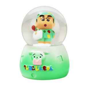 Custom Resin Decoration Crafts Lovely Characters Snow <strong>Globe</strong> with Light <strong>Snowflake</strong> - Product Image 3