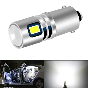 Bombilla LED BA9S T4W LED T11 H6W Canbus para Interior de coche, lámpara de señal de giro para matrícula, 12V, blanco, azul