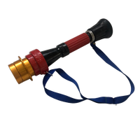 Nozel Selang Pemadam Kebakaran DC Fleksibel yang Dapat Disesuaikan, Semprot/Kabut, DN40/50/65, Pistol Pemadam Kebakaran Portabel, Paduan Aluminium, Tahan Lama, Multiguna, Tipe Blossom