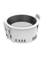Plafonnier LED encastré SMD pour chambre à coucher 7W 12W 18W 24W, option de couleurs du cadre, downlight en plâtre