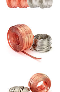 구리 꼬임선 접지선 연성 연결 평평한 구리선 6/10/25/35 제곱 박형선 무도금 구리선 주석 도금 구리 스트립 - Product Image 6