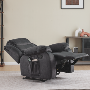 Sofá Reclinable de Cuero y Tela CY Moderno y Ajustable para Cine en Casa VIP, Sillón Reclinable Popular con Altavoz Bluetooth - Product Image 3
