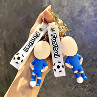 Cadeaux promotionnels en vente flash, porte-clés personnalisés en caoutchouc PVC 3D, personnages de dessins animés, porte-clés personnalisés
