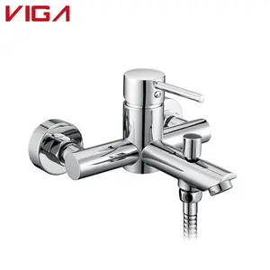 Chinese Supplierchrome Plating Shower Faucet Brass Shower Tap Single Lever Modern Shower Mixer