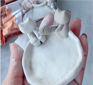 Bán Trực Tiếp 500G Miễn Phí Nướng Không Khí Khô Đất Sét Không Độc Hại Tự Cứng Gốm Đất Sét Cho Điêu Khắc Và Mô Hình Tay Đất Sét - Product Image 4