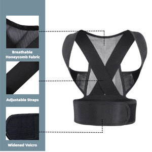 Tùy chỉnh điều chỉnh tư thế Corrector Brace cột sống bảo vệ trở lại hỗ trợ cho thấp hơn trở lại vai hỗ trợ - Product Image 2