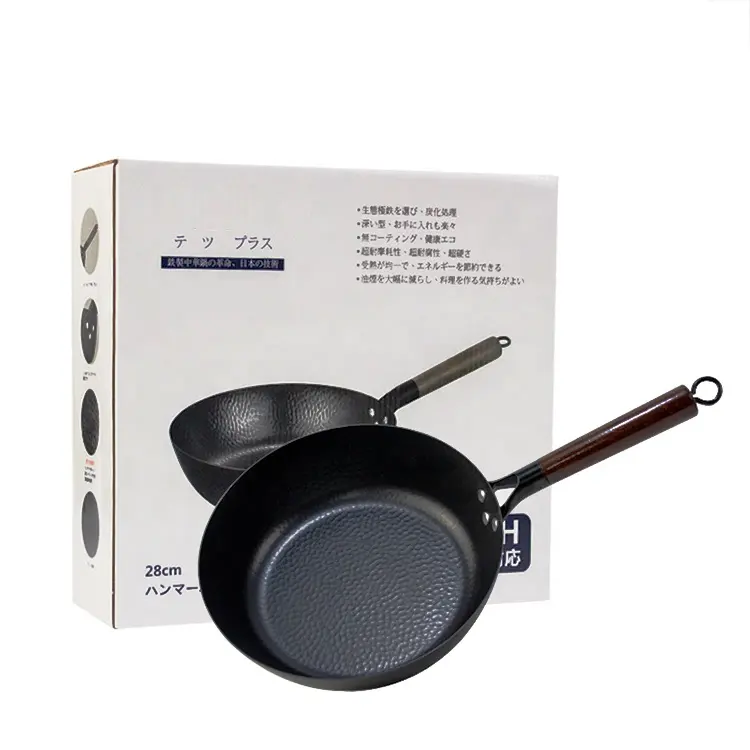 Non-stick Frying Pan Household Iron Cast Korean Pan with Handle
