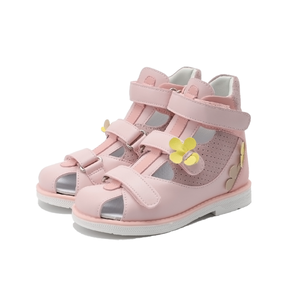 Princepard Sandalias Ortopédicas de Verano para Niña en Rosa de Moda con Suela Thomas y Soporte de Arco para Corrección de Pie Plano y Pie Zambo - Product Image 2