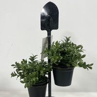 H35CM Fine Tea Simulation Plante Creative Intérieur/Extérieur Décoratif Artificiel Verdure pour Mariage Diverses Vacances Pelle