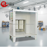 Cabine de peinture personnalisée 2026 pour revêtement en poudre, machine de revêtement en poudre CE, cabine de pulvérisation à face ouverte pour revêtement en poudre
