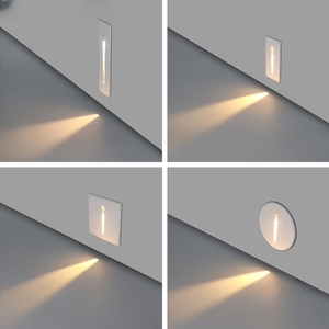 Luminaire d'angle encastré LED Fashion Beam avec détecteur de mouvement pour <span class=keywords><strong>escalier</strong></span> intérieur, allée et décoration murale - Product Image 4
