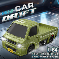 Nuevo Set de Coches de Carreras a Control Remoto 4WD RC a Escala 1/64, Modelo 2026, Vehículo de Ingeniería, Juguete de Regalo para Niños