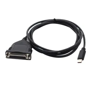 USB zu DB25 Kabeladapter USB 2.0a zu DB-25 Pin weiblich serielles parallel-Adapterkabel