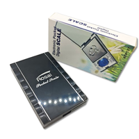 Báscula Digital Portátil de Alta Precisión 0.01g, Mini Báscula de 200g 500g para Pesar Oro, Joyas y Diamantes