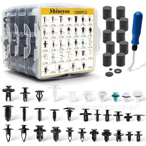 Shineyoo 1000Pcs <b>Car</b> <b>Clips</b> Assortment Plastic Fasteners For Auto Repair Replacement - Product Image 1