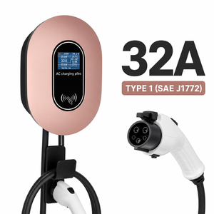 Station de recharge murale intelligente UL94-V0 32A Niveau 2 Type 1 J1772 avec application WiFi NFC RFID, 7kW IP65, chargeur EV EN <span class=keywords><strong>Senergy</strong></span> - Product Image 1