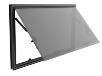 Fenêtre de camping-car en alliage d'aluminium à double couche de verre acrylique pour camping-car, caravane, bateau, yacht, remorque, camping 700x400mm