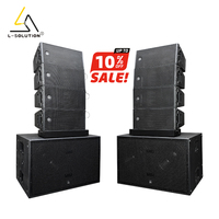 Sistem Line Array Aktif L-solution H20+H228 untuk Acara DJ 2 Arah 10 Inch HDL20 dan Sistem Line Array Dual 18 Inch 8006