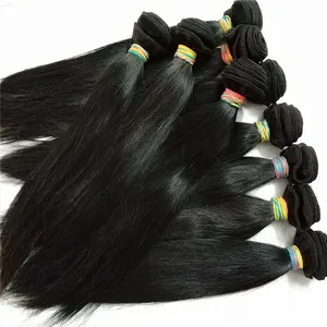 Letsfly Wholesale 8A髪10ピース/ロット絹のようなStraight VirginペルーHair延長