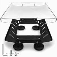 Dudukan Magnetik Starlink Mini 265LBS Daya Cengkeram Kuat Paduan Aluminium Pelindung Cat Silikon Pemasangan Cepat untuk RV Truk Mobil