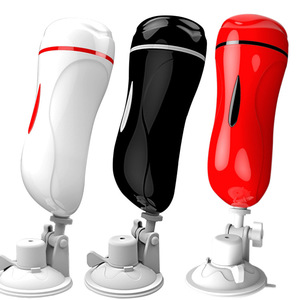 Uomini masturbazione giocattoli Vagina tazza giocattolo del sesso per vivavoce a doppia testa elettrica masturbatore di addestramento aereo con ventosa che vibra Ma - Product Image 2