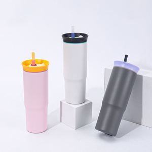 Vaso Térmico Personalizado para Auto Clásico, de Acero Inoxidable 304, Aislado al Vacío, con Pajita, Aislamiento de 6-12 Horas, Diseño Moderno y Minimalista para Deportes - Product Image 2