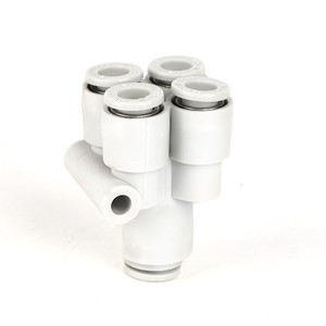 Connecteur pneumatique en Y à cinq voies SIVK KQ2UD04 06 KQ2UD06 08 KQUD08 10 Raccords en plastique - Product Image 1