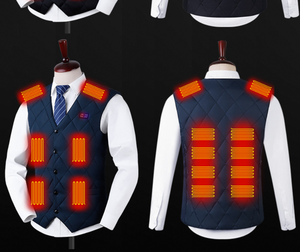 Gilet chauffant intelligent pour l'hiver, gilet chauffant électrique USB à température constante - Product Image 2