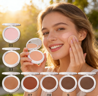 Vente en gros Private Label Long Lasting 10-Colors Matte Foundation Powder Sunscreen and Waterproof Concealer Dark Cosmetics Makeup