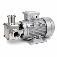 Pompe à impeller flexible sanitaire YAQUAN RXB-15 pour le transfert de vin, jus, sirop et aliments 1m³/h 0.3MPa 0.37kW DN15 Auto-amorçante
