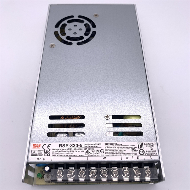 Original 100% Mean Well Power Supply Model RSP Series RSP-320-5 Output 5V 75W 100W 150W 200W 320W 500W Switching Power Supply