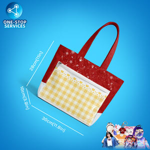 Bolsa de Mano Personalizada de Gran Capacidad en Tela Satinada para Pins y Badges, Estilo Japonés Itabag - Product Image 5