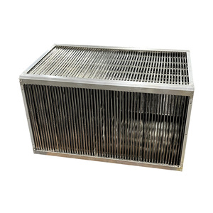Récoiffeur de chaleur à plaques en feuille <span class=keywords><strong>d</strong></span>'aluminium avec canal à faible chute de pression pour la ventilation et le refroidissement des armoires de centre de données - Product Image 2