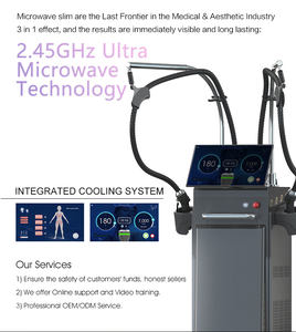 Appareil ONDA Coolwave Micro Wave pour la réduction de la graisse corporelle à 80%, perte de poids sûre, amincissement du corps, refroidissement par air, debout - Product Image 2