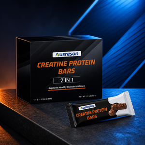 Barrette Proteiche Personalizzate Ausreson con Creatina, Snack Energetico Sportivo, Integratore Pre-Allenamento per Adulti, Etichetta Privata Naturale ODM - Product Image 1