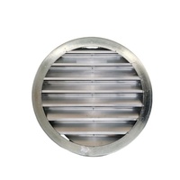 Accessoires d'évacuation de fumée et de ventilation CVC Persiennes anti-pluie en acier inoxydable