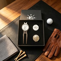 Outil de réparation de divots de golf à une seule pointe en laiton avec décapsuleur