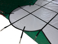 Bâche couvre bâches en vinyle autre tissu tissé uni enduit KOP PVC bâche impression personnalisé camion bâche toile imperméable